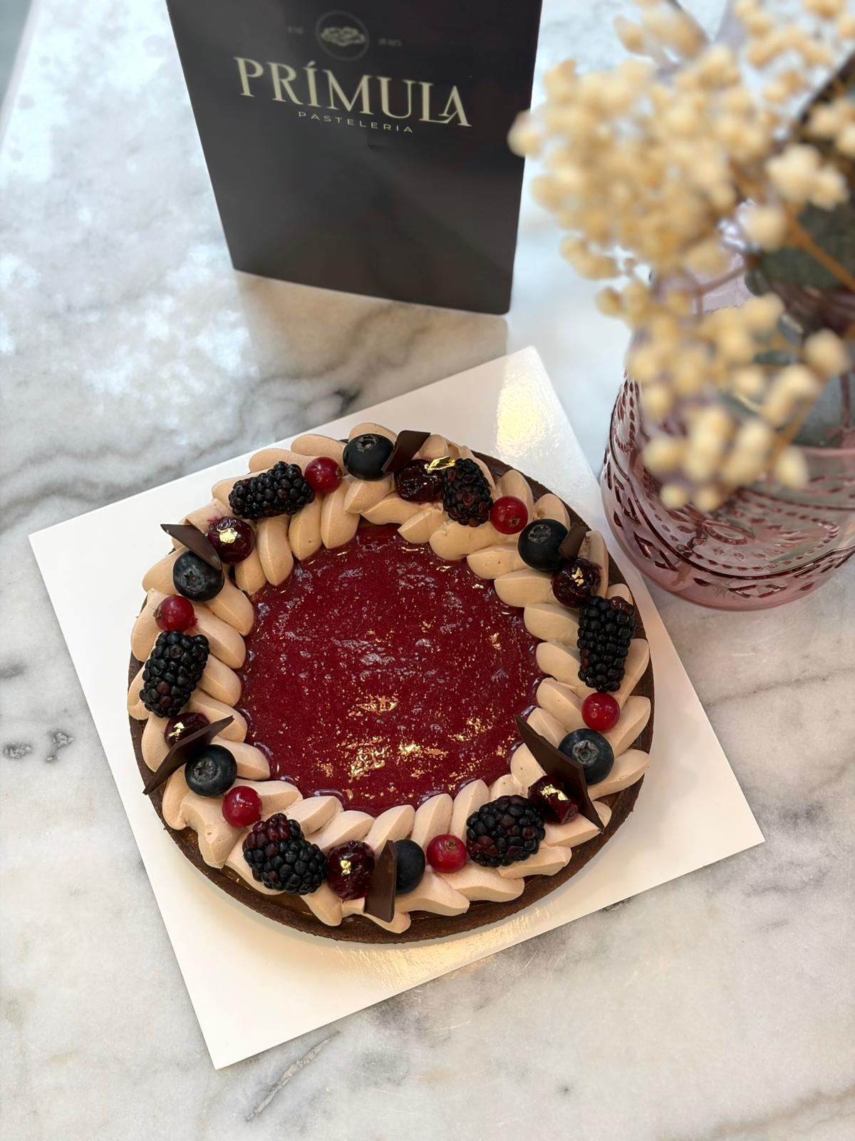 Tarta de chocolate y amarena Madrid